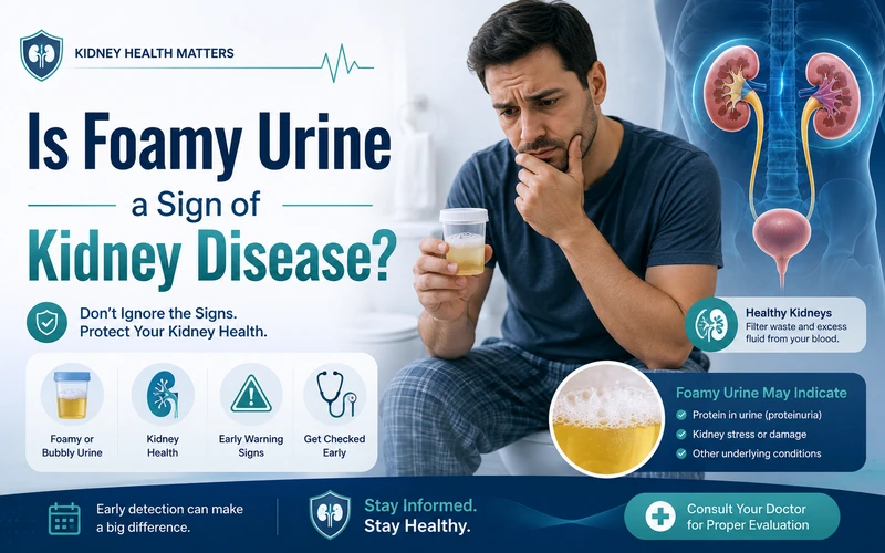 Is Foamy Urine a Sign of Kidney Disease? Specialist From Urology Hospital Explains